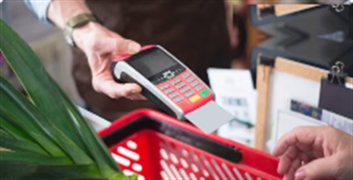 Terminal A35 POS utilisé pour un paiement sans contact